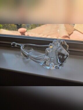 Clear Glass Decorative Trinket Dish